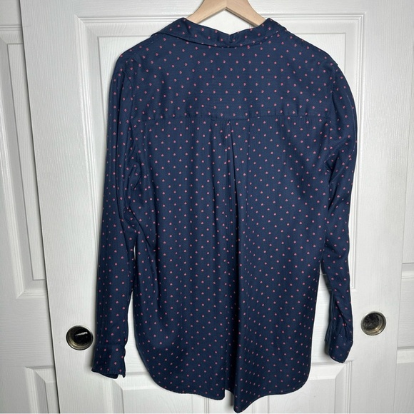 Grayson The Hero Button Up Longsleeve Shirt Lady Bug Women’s Sz 4 Large Coastal - Picture 2 of 12